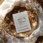 Personalised Baby Shower Wildflower Seed Packets Favours Gifts Baby in Bloom