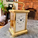 David Peterson OBIS 8 Day Mechanical Carriage Clock 11 Jewel Serviced