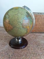 Vintage JRO Verlag Spinning World Globe MCM