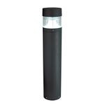 SAXBY Zone Black Outdoor LED Garden Bollard Light 980mm Height IP65 60W 13822