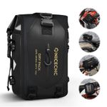NICECNC Waterproof Motor Bike Motorcycle Tail Pack Bag - 7L - Black