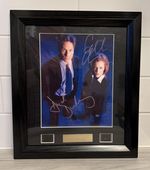 Framed Limited Edition X-Files Photo With Signatures