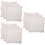 White Cotton Dish Cloths 9Pcs Multipurpose Reusable Kitchen Towels