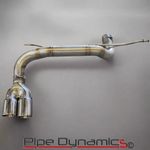 PIPE DYNAMICS - BMW 320D LCI F30 F31 - BACK BOX REAR MUFFLER DELETE EXHAUST