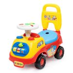 Hillington Baby Ride On Car Walker Red Push Along Toy with Horn Sounds