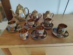 Japanese Antique Vintage Satsuma hand painted Tea Set