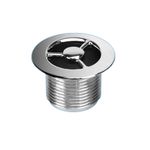 McAlpine S/GRID-25PB-CP Chrome Plated Sink Overflow Plain Grid Cover