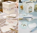 Wedding Wishes Post Box & Cards - A Guest Book Alternative - 2 Designs available