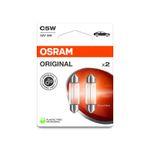 2x Genuine Osram Original C5W (239) 5w 12v Clear Bulbs [6418-2BL]