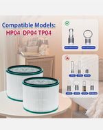 2Pack HEPA Filter for DYSON DP01 DP03 HP01 HP02 HP03 Pure Cool Fan D2L