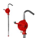 125cm Oil Barrel Pump Rotary Hand Action Fuel Diesel Water Transfer Gallon Drum