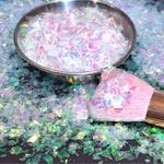 White Iridescent Mylar Glitter Flakes 5g 10g 20g 30g 50g Pack Sizes  Glitter Mix