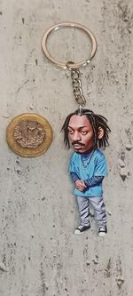 Snoop dogg, American Iconic Rapper, Colourful, Superb, Novelty, Key ring