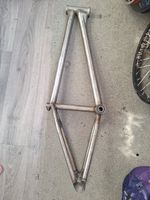 2018 we the people dan kruk battleship bmx frame 21"  , brakless in raw metal