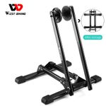 WEST BIKING Foldable Bike Stand Bicycle Floor Ground Parking Holder Storage Rack