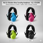 Kids Noise Cancelling Ear Defenders Earmuffs for Autism Hearing Protection UK