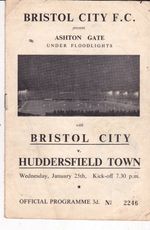 1955     Bristol City  v  Huddersfield      FRIENDLY
