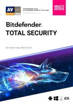 Bitdefender Total Security 2026, 10 Devices, 1 Year (200MB Daily VPN per Device)