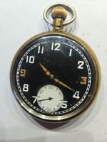 WWII British Army GSTP Pocket Watch Swiss 15 Jewel Mechanical,  Free Delivery