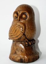 Oakapple Designs Wise Owl & Church Mouse Handmade Collectable Figurine