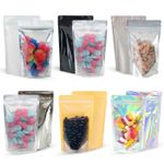 One Side Clear Stand Up Pouch Bags Sealable Pouch Zip Lock Seeds Bags Coffee Bag