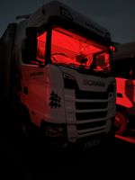 Scania interior RED LED headlining + locker upgrade  KIT Next Gen +R S Series V8
