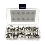 10 Values 100pcs Fast Blow Glass Fuses Assortment Kit 5x20mm AMP 0.2A 0.5A 1A 2A