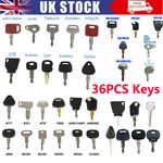 36PCS KEY SET Master Key Ignition Set For Agricultural + Heavy Plant Machinery