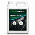 5lt Oxalic Solution 9.95% Wood Bleach , Varroa, HULL, RUST cleaner FREE P&P