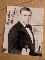 Genuine hand signed 10X8 photo of Sean Connery, Never Say Never Again. (CREASED)