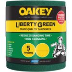 Oakey Liberty Green Sanding Roll 115Mm X 5M Fine 40G