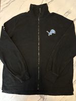 NFL Detroit Lions Black Fleece Zip Up Size XL Great Condition NFL Apparel Men's