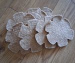 Canary finch jute nest pan liner (x8)