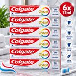 Colgate Total Original Care Toothpaste – 6 × 75ml Multipack