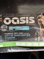 Oasis Ticket From City Of Manchester Stadium 2005 Unused