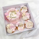 5 Pack Clear Lid Bento Cake & Cupcake Boxes Windowed Cupcakes Case Wedding Party