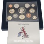 2007 Royal Mint UK Proof Coin Collection QEII Boxed Set Cert Diamond Wedding