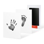 Black Ink Pad for Baby Footprint Handprint Pet Paw Print Pad Create Impressive