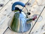Vintage 1997 Alessi 9093 Michael Graves Bird Whistle Kettle Stainless Italy