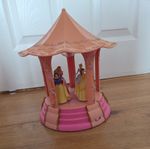 Disney Princess Vintage Carousel Night Light Pink Belle Cinderella Snow sleeping