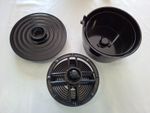 Black 35mm developing tank with one spiral used once
