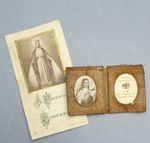 Vintage pocket reliquary Saint Thérèse of Lisieux Thérèse of the Child Jesus