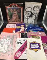 Vintage Theatre Programmes Collection Various Shows, Guides, Productions Bundle