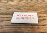 RARE VINTAGE EARLY DRAUGHT GUINNESS PUB RECLAMATION ADVERTISING PUMP TILE