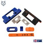 Atlantic UK Tubular Latch Faceplate Jig Router Template Kit for 35/40/44 Door