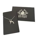 WHIPPET GREYHOUND DOG NECKLACE PENDANT WITH 18" SILVER COLOUR NECKLACE