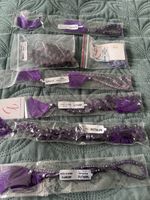 Jewellery Beads; Amethyst, Tanzanite, Maroon druzy, Amethyst Graduated Faceted.