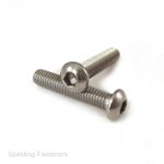 Metric A2 Stainless Steel Allen Key Socket Button Head Machine Screws M2 To M6