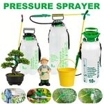 5-10L Garden Pressure Sprayer Manual Pump Backpack Knapsack Chemical Weed Killer