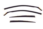 Wind Deflectors Fits Mercedes S W221 Long 2007-2013 4-Pcs Set Tinted Heko